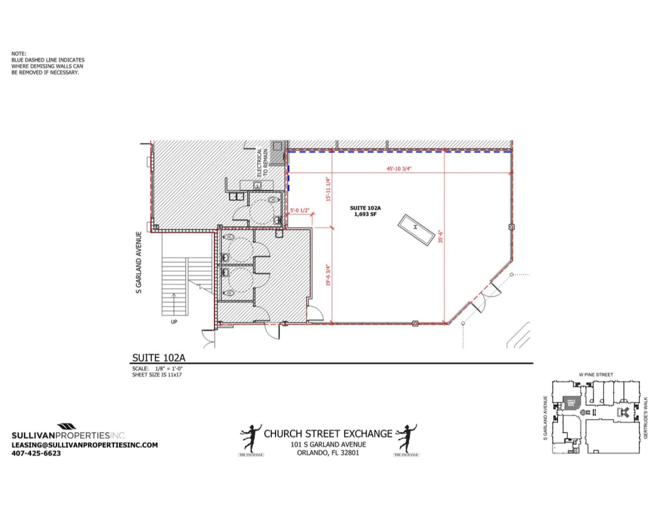 Floorplan Suite 102A