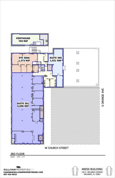 Kress Building 3rd Floor Suite Floor Plan